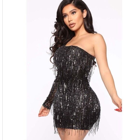 NEW Anthropologie Plus Size Flapper Retro Chic Shimmer Sequins Glam Party Dress - Picture 2 of 9